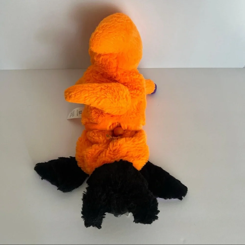 Reversible Pumpkin Bat Plush Halloween Stuffed Toy